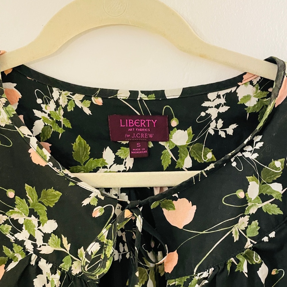 Liberty of London x J Crew top